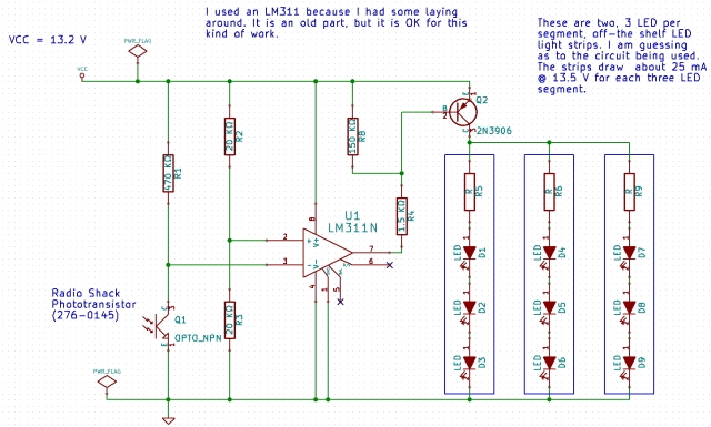 Figure 2: Schematic of My Light Sensor.