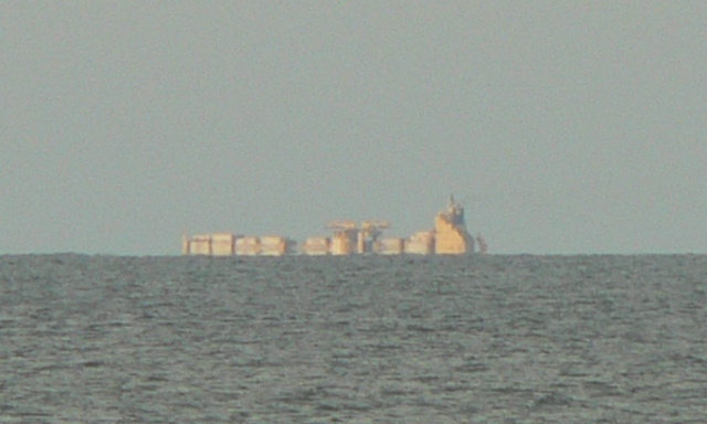 Figure 1: Container Ship On the Horizon.