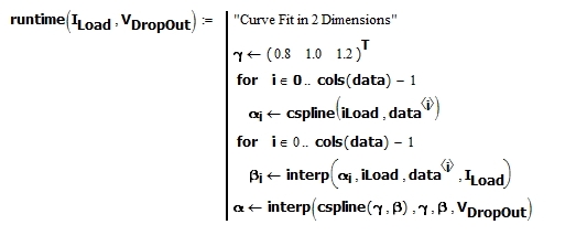 Figure 8: 2-Dimensional Interpolation.